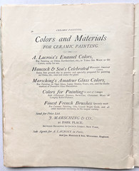 RARE Art Work Manuals 1881 CERAMIC PAINTING Charles G Leland ART INTERCHANGE 4F