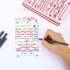 iBayam Colored Journal Planner Pens 18 Pack Fine Point Fineliner Art Markers