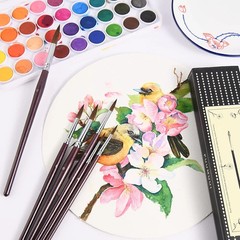 Kolinsky Watercolor Brush Set Pure Kolinsky Sable Hair Pointed round Art Paintbr