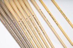 NEW Lot 11x Signet by Robert Simmons 6/8 Series 41F & 40F Flat Paint Brushes NYC
