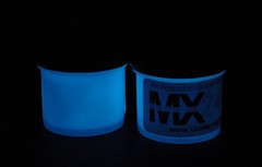 BLUE MX24 Extreme Glow in the Dark Paint Invisible Range 4oz