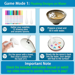 Kiddies Create Magical Water Floating Drawings Bundle, 12 Colors Magical Water P