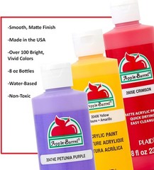Apple Barrel Acrylic Paint – 20404 Black – 8oz