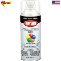 K0007 COLORmaxx Acrylic Clear Finish for Indoor/Outdoor Use, Gloss Crystal Cl…