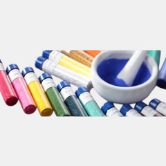Kissho Nihonga Japanese Painting Pigment Suihi Enogu 30 Colors Bottle Set No1
