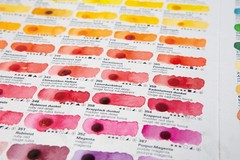 HORADAM AQUARELL Dotcard 140 Shades 14 999 140 Watercolor Paint Color Test