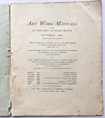 RARE Art Work Manuals 1881 CERAMIC PAINTING Charles G Leland ART INTERCHANGE 4F