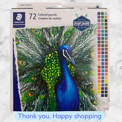 Staedtler Colored Pencils 72 Colors Triangular Barrel Sharpened NEW SHIPPING