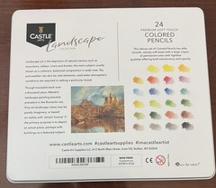 Castle are Colored Pencils Landscape Collection 24 Pencils