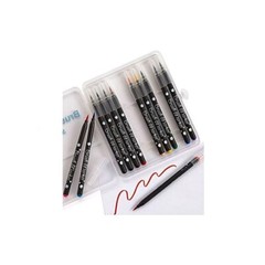 Brush Markers Multi-Colored Set of 12 Markers