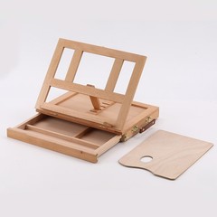 Art Supply Wood Artist Tool Box Easel Storage Drawer Painting Drawing Craft