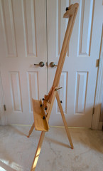 Mont Marte Tripod Easel HD Beech – large, wood, fully adjustable, carry handle
