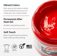 Opaque Fabric Screen Printing Ink Colour: Gold, Size: 8 oz 8 fl oz, Gold