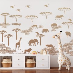 Nakleo Painting Stencils Set For Nursery Room 14 Pcs Templates 3.5X4.7 To