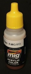 Mig Jimenez AMIG0913 Red Brown Base Waterbased Acrylic Paint – 17 ml. Bottle