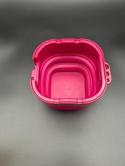 Airtight Watercolor Palette (16-Well) with Lid & PINK Collapsible Brush Basin