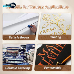 Fine Line Paint Pen Applicator Fluid Writer Tool for Automotive Touch-Up Chip