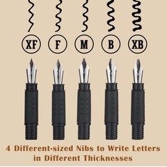 34Pcs Calligraphy Pen Set, Calligraphy Kit with 5 Pen Nibs and 22 Assorted In…