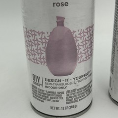 Sea Glass Krylon Spray Paint ROSE 9051- 12 Ounce Discontinued DIY Easter Pink