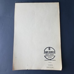 Vintage Aquabee Art Craft Kraft Paper 8400 12″x18″ 45 Sheets Made in the USA
