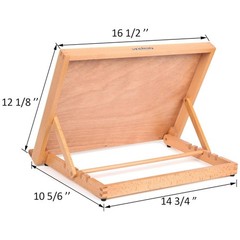 Portable Wood Drafting Table – 5 Angle Settings