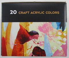 ARTEZA 20 Unique Colors Craft Acrylic Paint Set, Set of 20 (2 Oz ea) Brand NEW