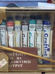 Craftint No. 31 Oil Painting Outfit A Basic Artists Oil Painting Set Vintage USA