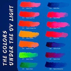 Paul Rubens Watercolor Paint 14 Vibrant Neon Colors Watercolor Paint Set, Opera