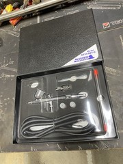 NIB New G233 Pro Set Master Gravity Airbrush Kit 3 Fluid Tips Hobby Auto Paint