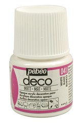 Pebeo Deco Matt Acrylic Paint 45ml – 28 Home, Craft, DIY Colours