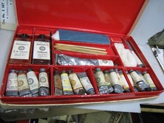 Vintage Marshall’s Transparent Photo Oil Colors Hobby Collectible Prop No 2 1947
