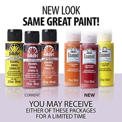 Enamel Glass & Ceramic Paint in Assorted 2 Fl Oz (Pack of 1) Yellow Light