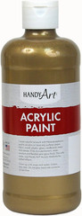 Student Acrylic Paint 16 Ounce, Metallic Gold