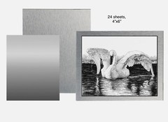 24 pack AlumaComp Aluminum, 4″”x6″” Archival Painting & Mounting Panel – new