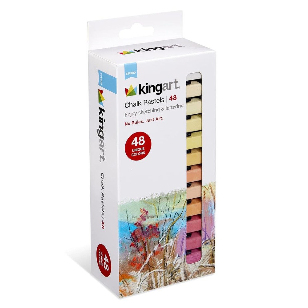 Pastel Chalk Soft Pastels Set 24 Count Non Toxic Vibrant Color Blending Art