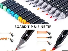 262 Colors Alcohol Markers Set, Dual Tips Blender Art Markers