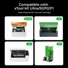 Roller RA2 Pro xTool S1 F1 P2 M1 Ultra Laser Engraver Rotary Must Riser Y-axis
