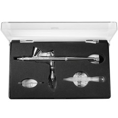 Cake Airbrush Decorating Kit – Airbrush, Compressor, and 4 Chefmaster Colors