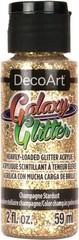 DecoArt Galaxy Glitter Acrylic Paint 2oz Starburst – Champagne