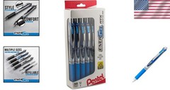Luxury EnerGel RTX Gel Pens – Quick-Drying 0.7mm Blue Ink, Perfect for Lefties