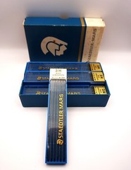 1 Gross (12 Boxes) Of 12 STAEDTLER MARS LUMOGRAPH LEADS 3H New Old Stock