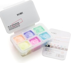 Glow in The Dark Jelly Gouache Paint Set, 6 Colors 23ml, Jelly Cup Desig…