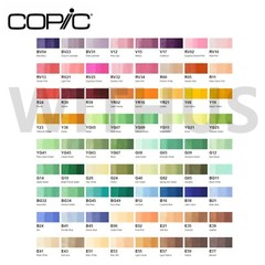 Copic Twin Marker 72 Piece Twin Classic Set C – Artist Markers Anime Comic Manga