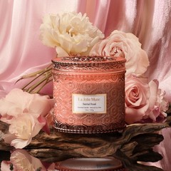 LA JOLIE MUSE Santal Rosé Candle – Saffron, Rose, 12 oz,