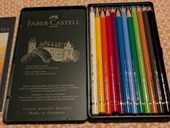 Faber-Castell Colour Pencils Polychromos , Tin of 12