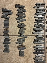 6.8 POUNDS Tire Wheel Lead Weights for Car/truck For reuse. Various Sz & Weight