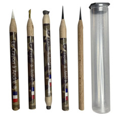 Le Crayon a Andre – Coin Cleaning 5 Pencil Complete Set for coins and relics