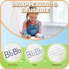 Magic Practice Copybook Reusable Writing Practice Book for Preschool Kids Age…