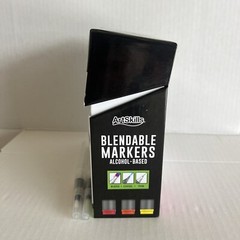 ArtSkills Dual-Tip Blendable Alcohol Marker Set, 30-Count W/2 Blenders Open Box