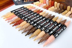 Acrylic Paint Pens 14 Skin Tone Colors Non Toxic Dual Tip for Art Projects